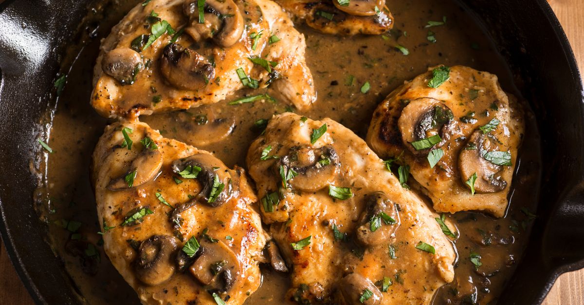 Slow Cooker Chicken Marsala